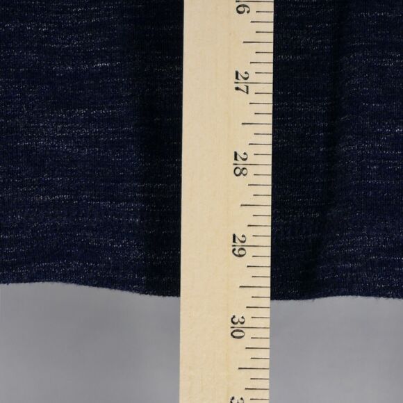 Banana Republic Blue Henley Shirt Sweater Men Large Pima Cotton Blend Classic - Picture 7 of 8